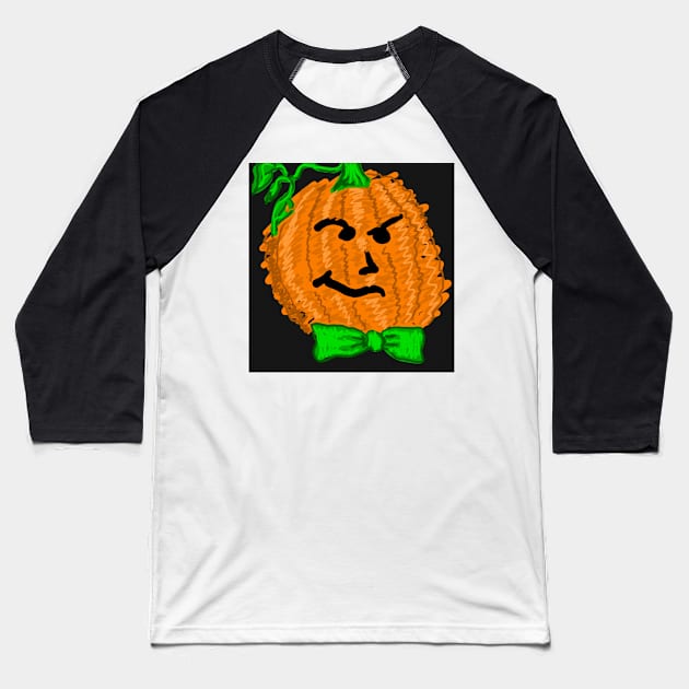 Pumpkin Fellow! Baseball T-Shirt by DancingCreek